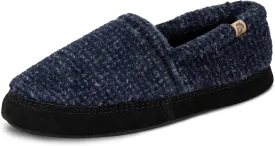 Acorn Men's Slippers with Memory Foam Insole Suede Sidewall and Rubber Outsole
