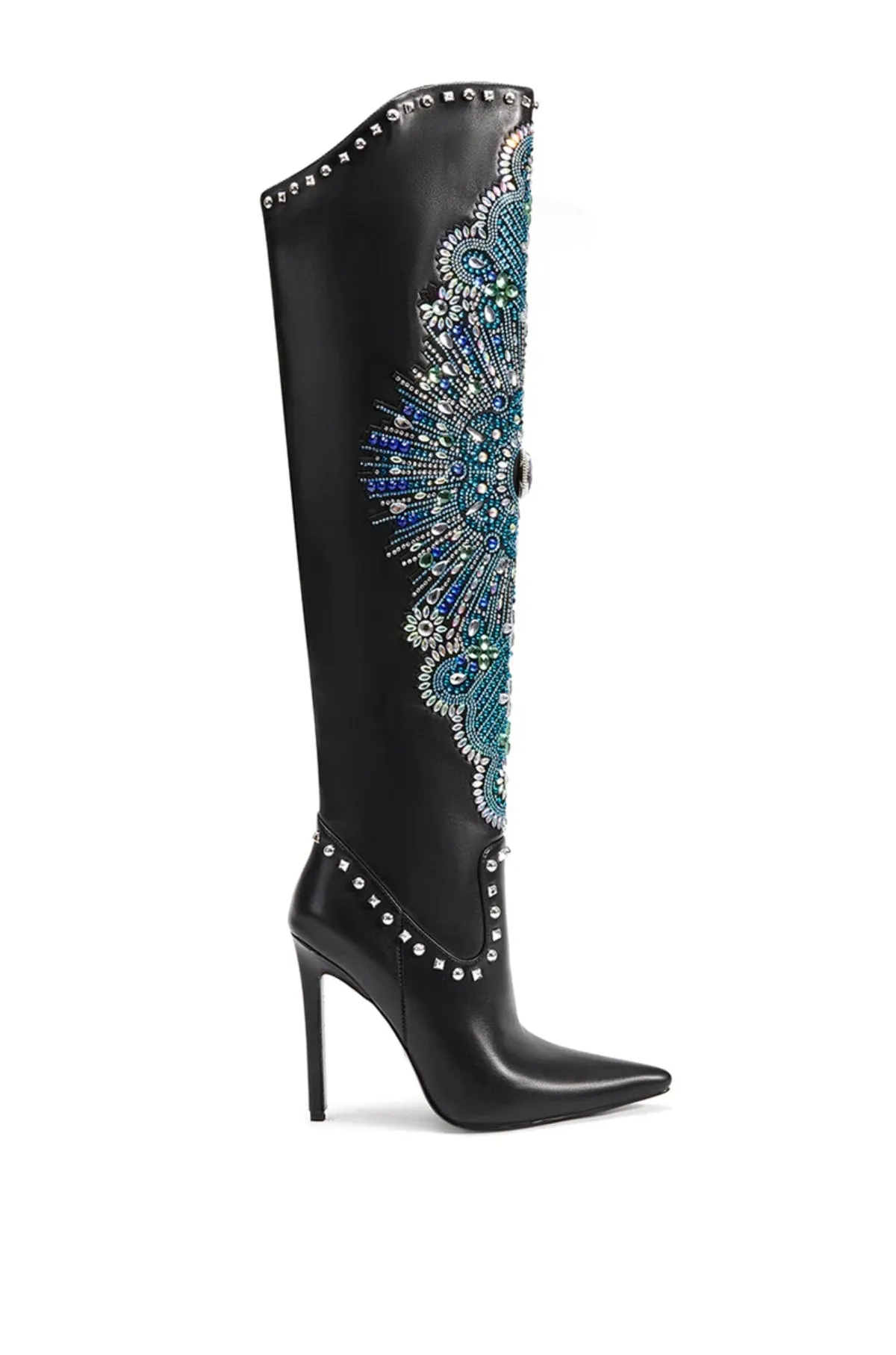 AXELLE-BLACK STILETTO BOOT