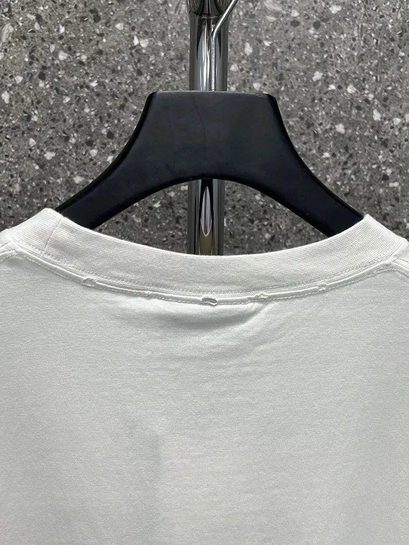 Balenciaga College Medium Fit T-Shirt White -SS22