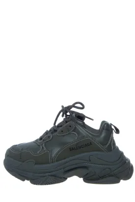 Balenciaga Green Platform Triple S Sneakers SZ 7
