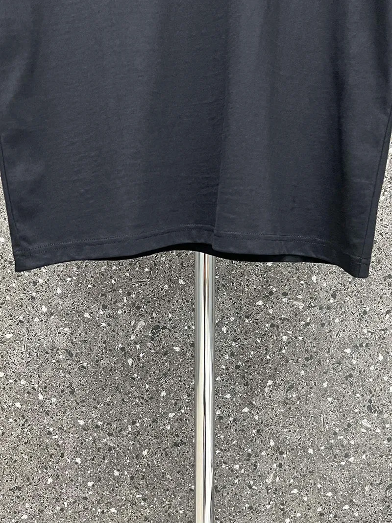 Balenciaga Paris By Day Tight T-shirt Black Faded