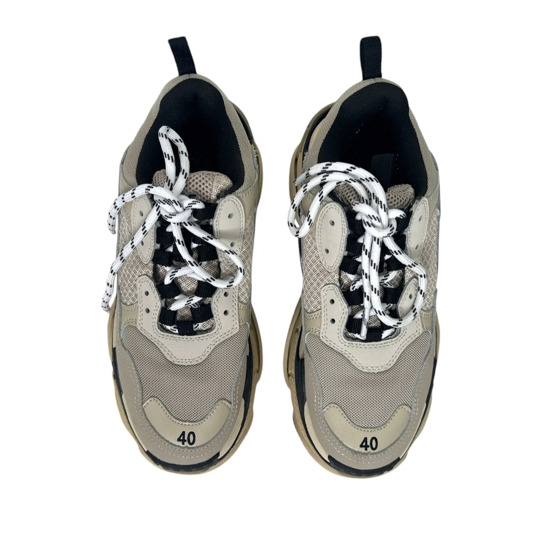 Balenciaga Triple S Low Top Chunky Sneakers