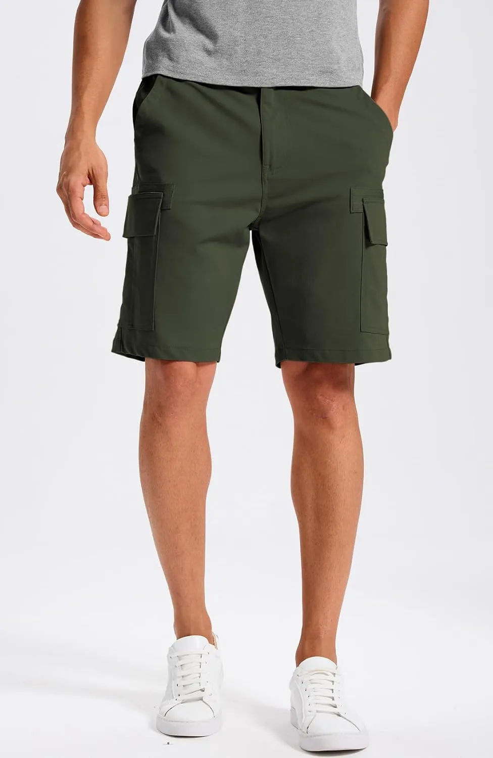Cargo Shorts for Men ?C Mens Shorts Men Casual with 6 Pockets Summer Lightweight Outdoor Hiking Work Golf