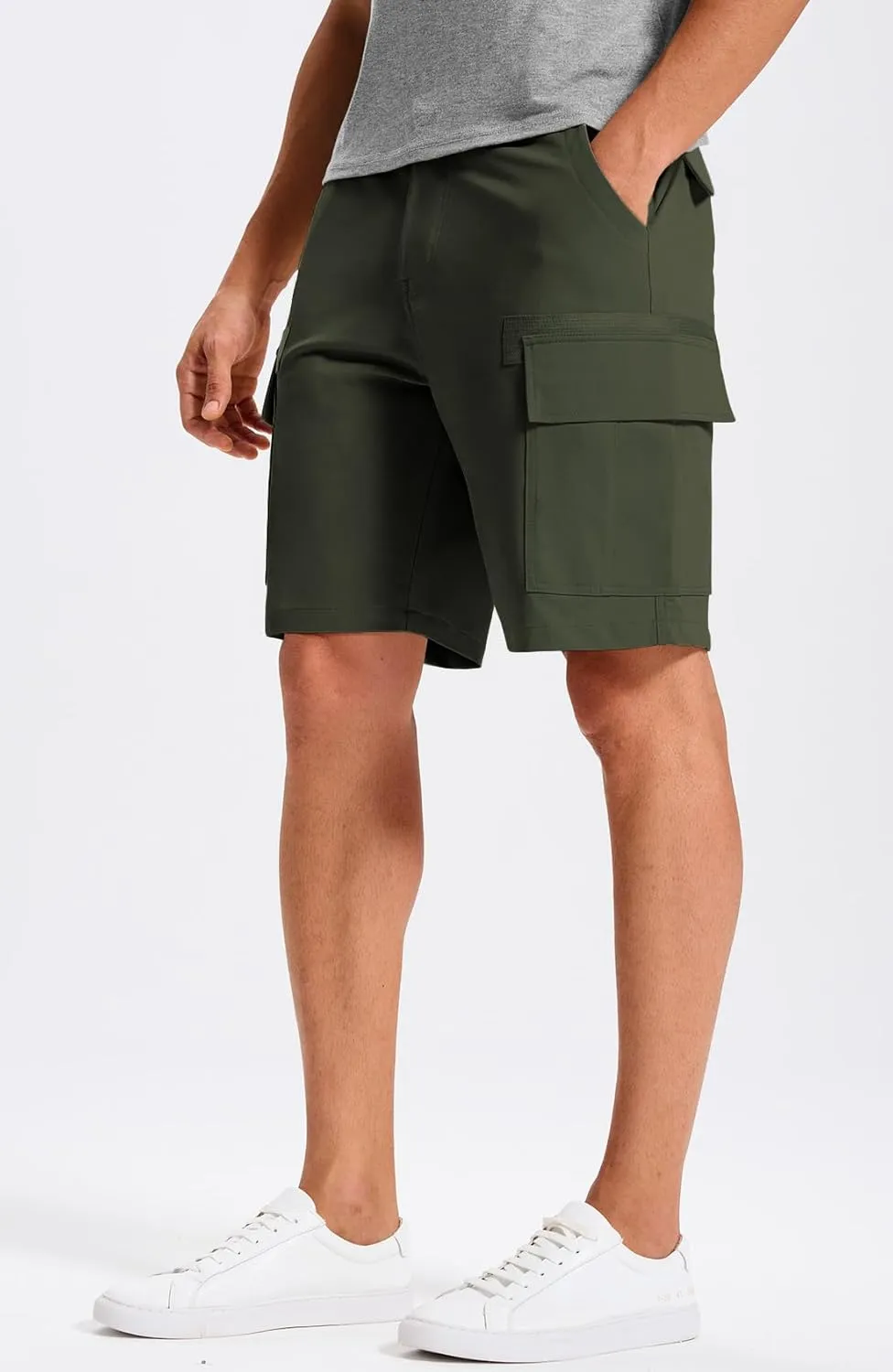Cargo Shorts for Men ?C Mens Shorts Men Casual with 6 Pockets Summer Lightweight Outdoor Hiking Work Golf