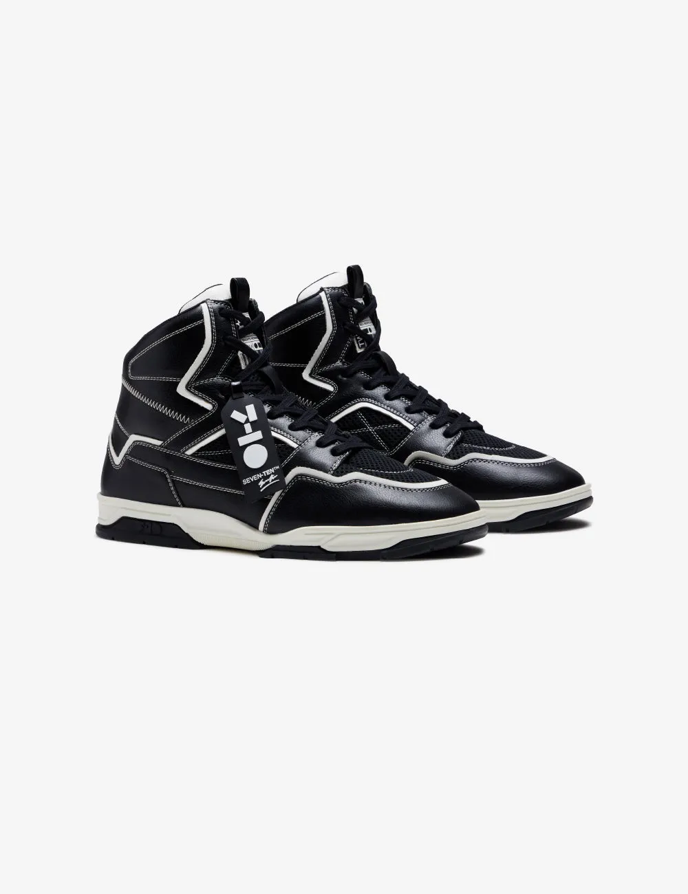 Celeb Soptted - 714 black white high-top sneaker