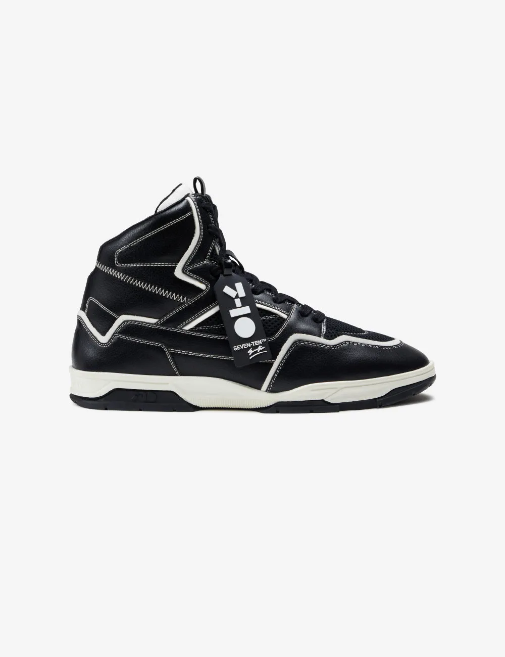 Celeb Soptted - 714 black white high-top sneaker