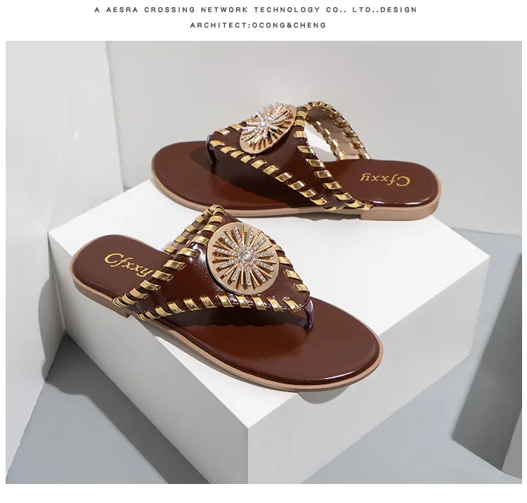 Cilool Women's Sandls Beach fashion Flip-flops