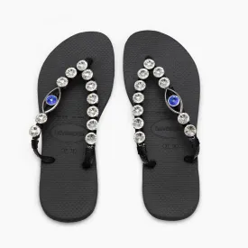 Crystal Flip Flops