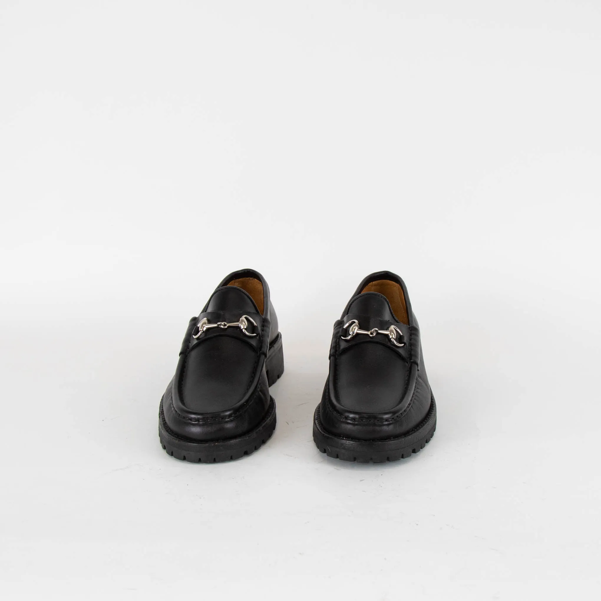 Gucci Black Loafers Horsebit