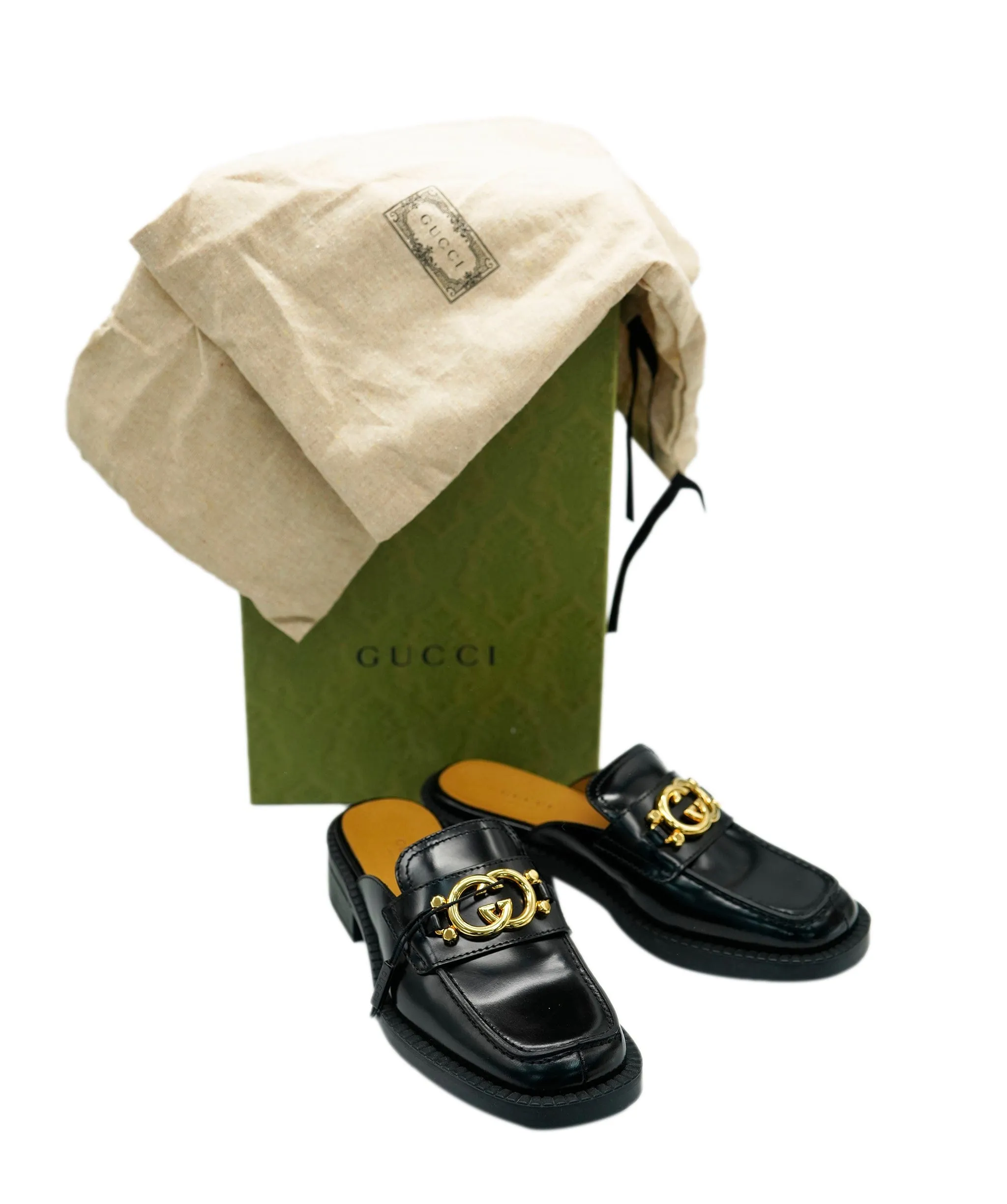 Gucci GG Black Loafers  ALC1539