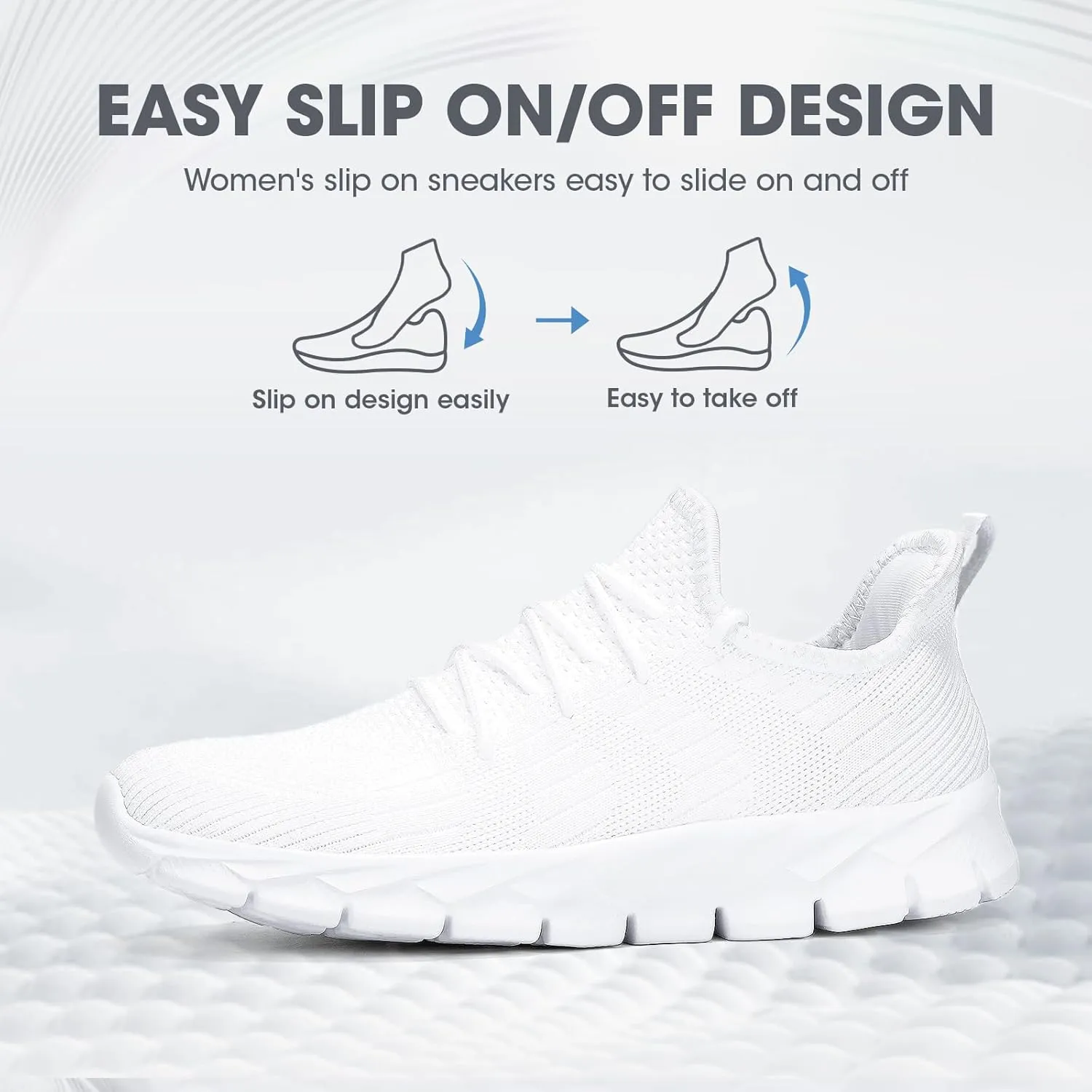INYO Womens Tennis Shoes Casual Gym Workout Walking Shoes Lightweight Breathable Sneakers Non Slip Running Shoes for Women