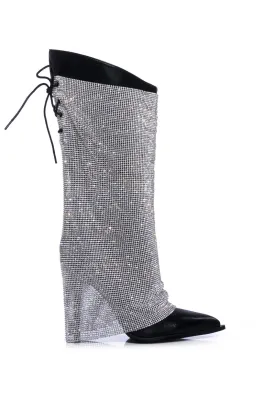 JACLYN-BLACK STILETTO BOOT