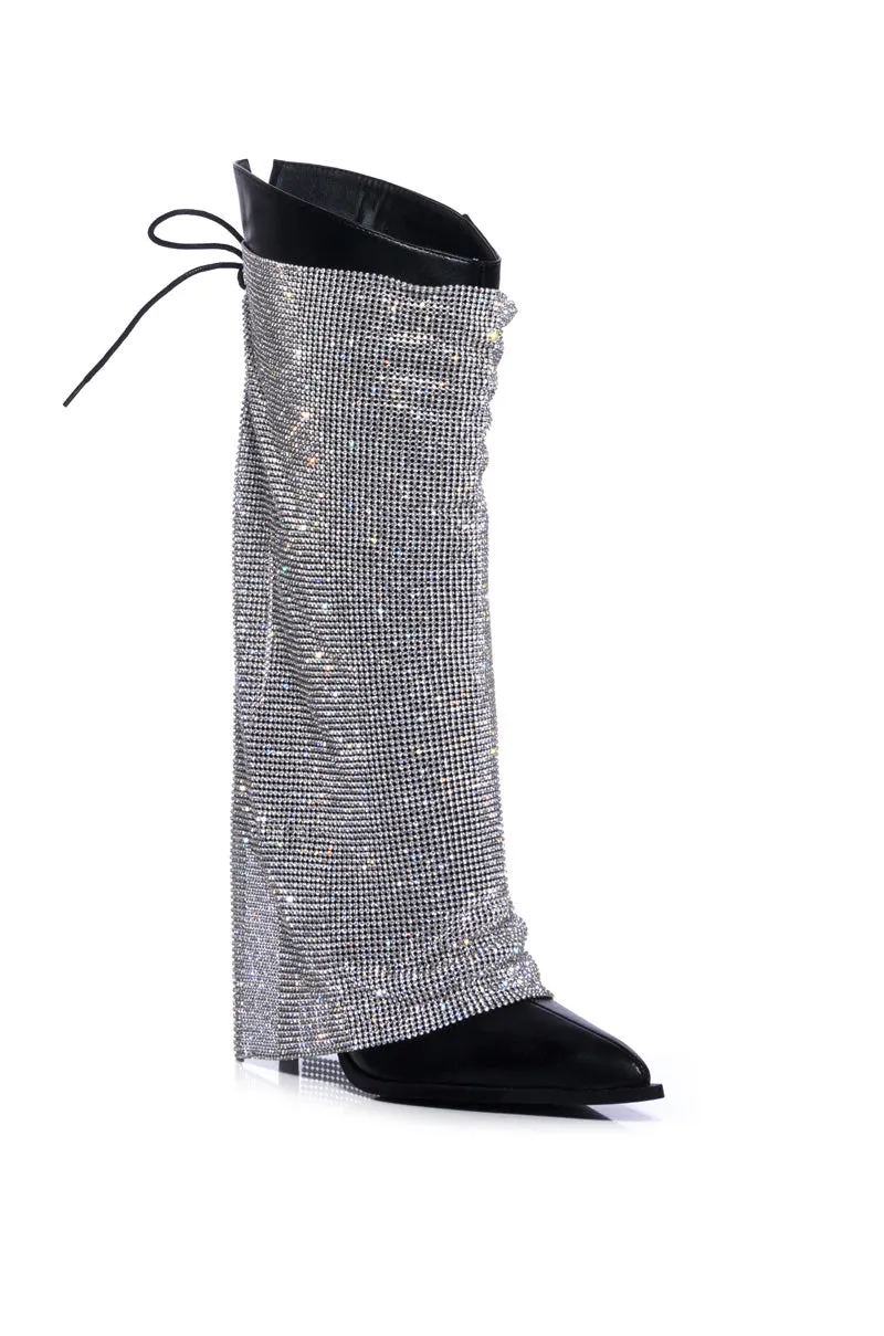 JACLYN-BLACK STILETTO BOOT