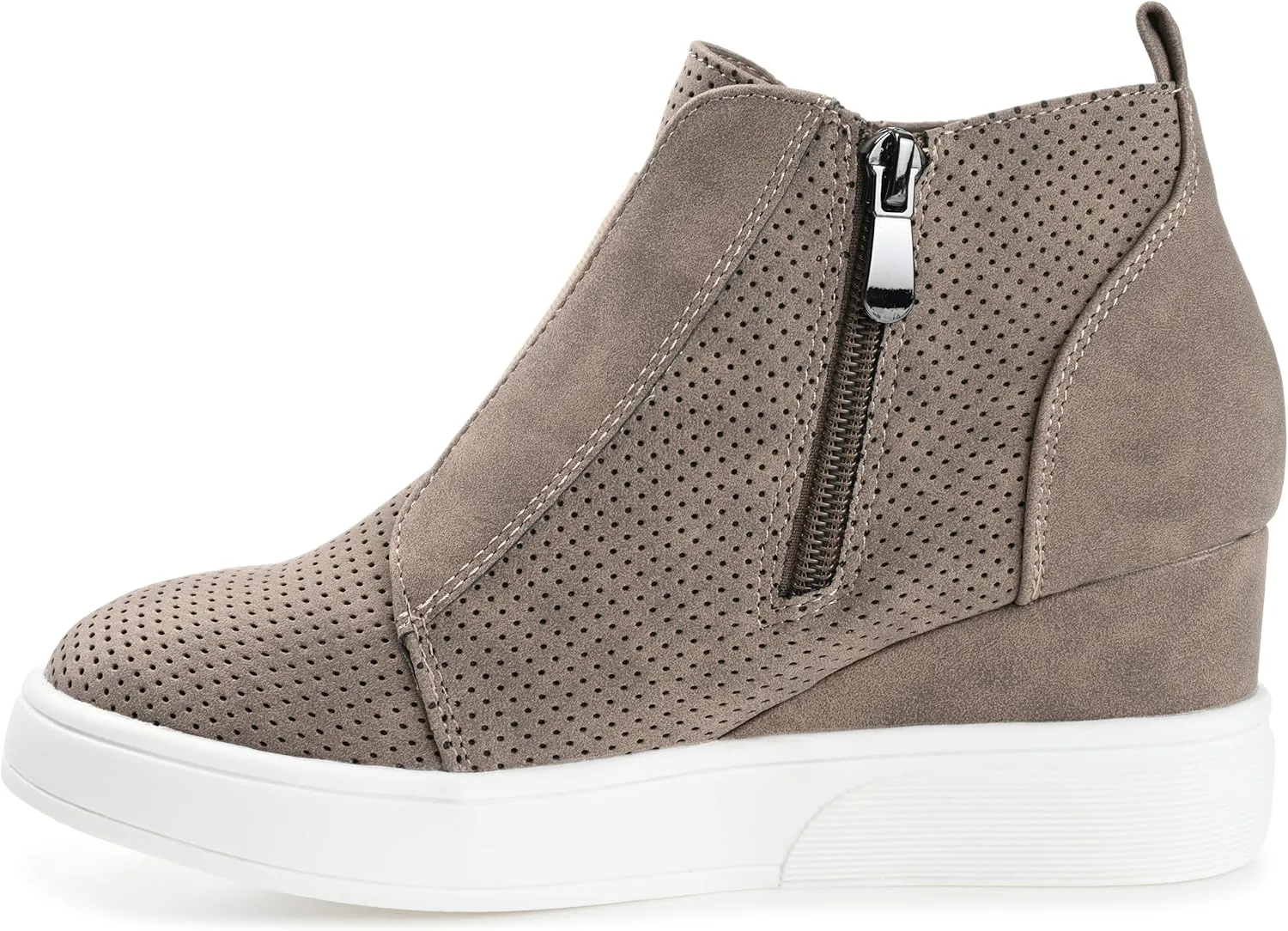 Journee Collection Womens Clara Platform Casual and Fashion Sneakers