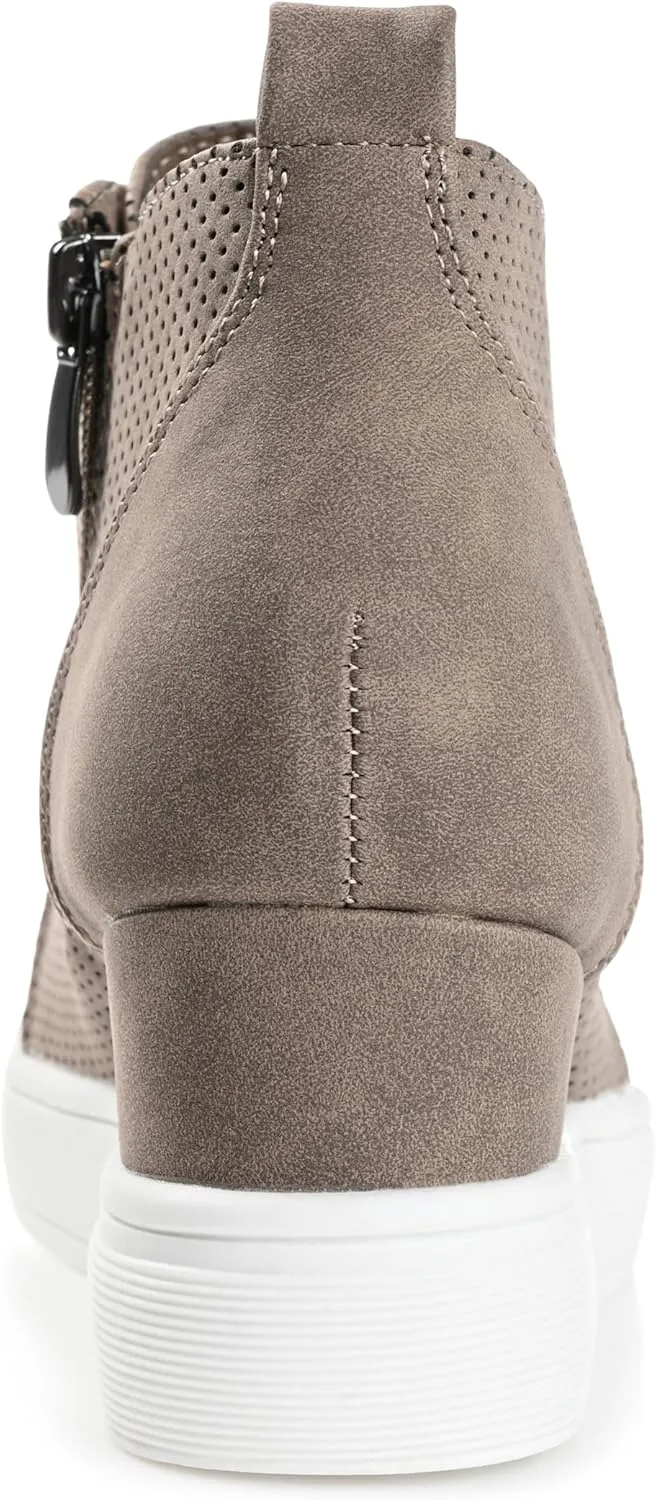 Journee Collection Womens Clara Platform Casual and Fashion Sneakers