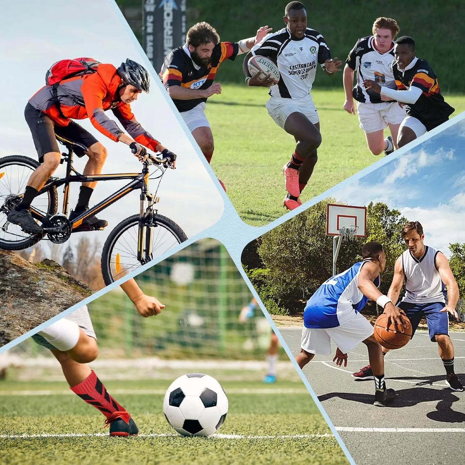 MENDENG Grip Socks Soccer Men Youth Non Slip Grippy Socks for Men Non Skid Football Hospital Anti Slip Athletic Socks