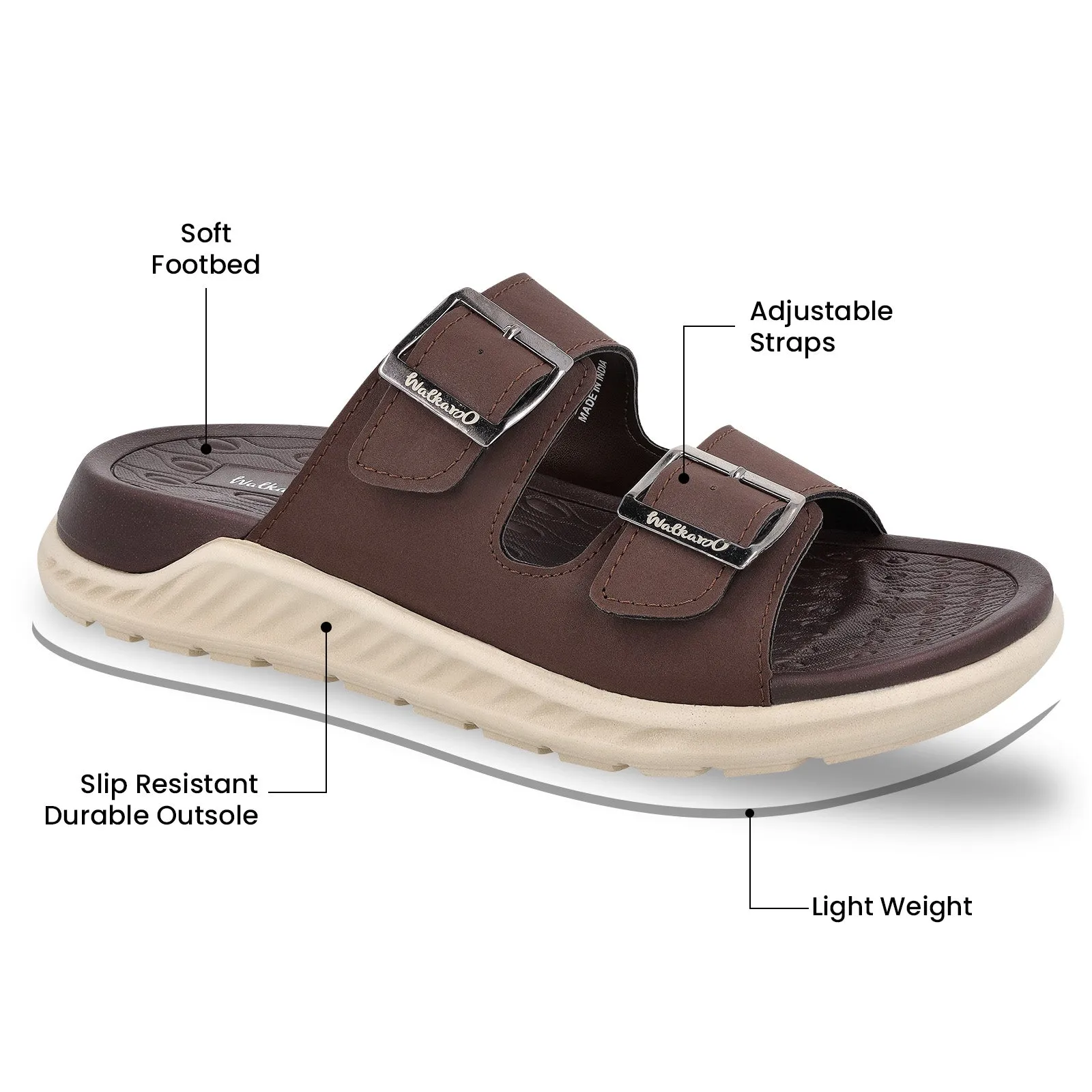 Men's Flip Flop Sandal - WC6600 Brown