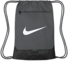 Nike Brasilia 9.5 Training Gym Sack, Iron Grey/Black/White, Medium