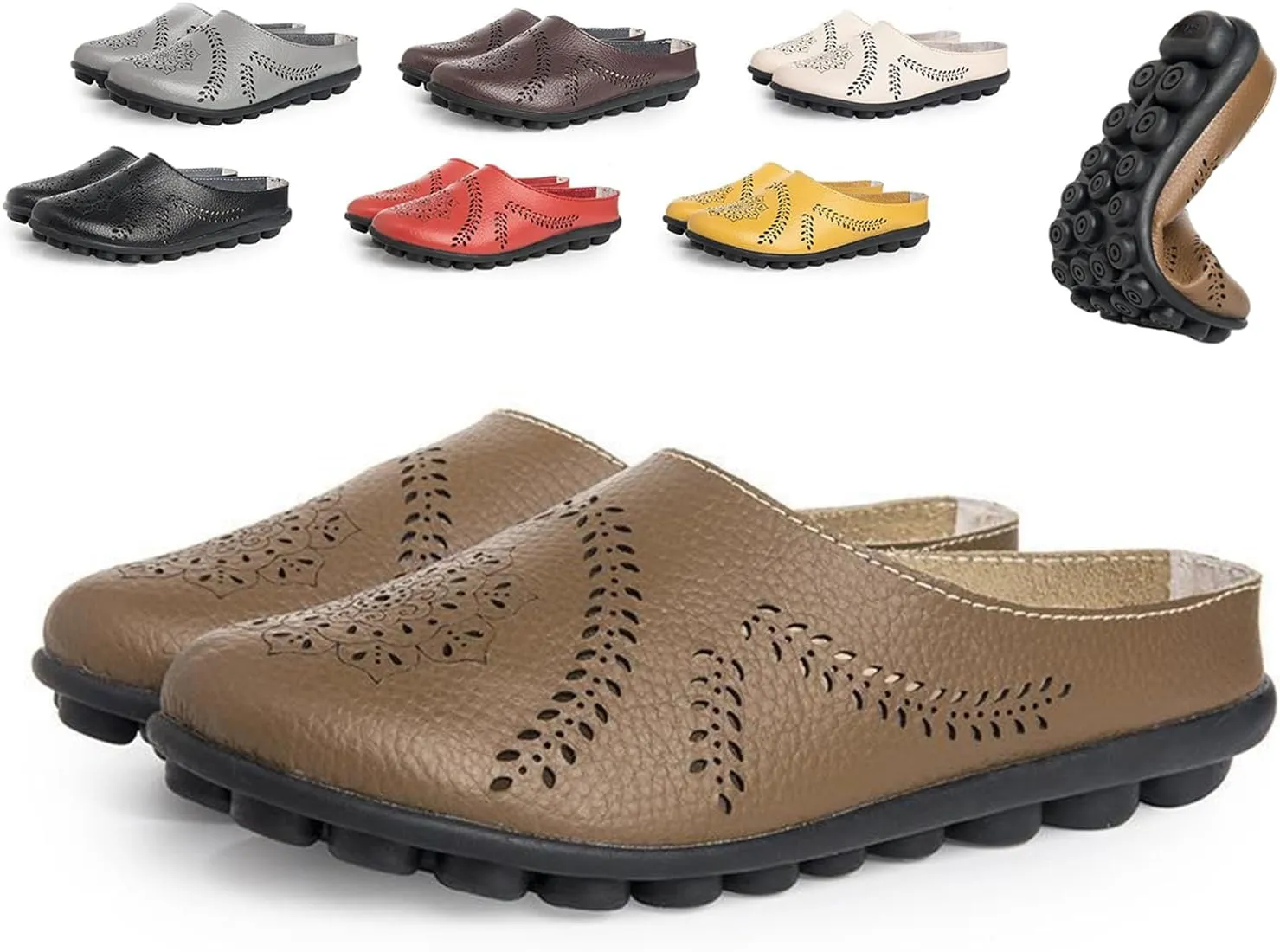Owlkay Shoes for Women,Owlkay Orthopedic Shoes for Women,Owlkay Casual All-Match Hollow Slippers