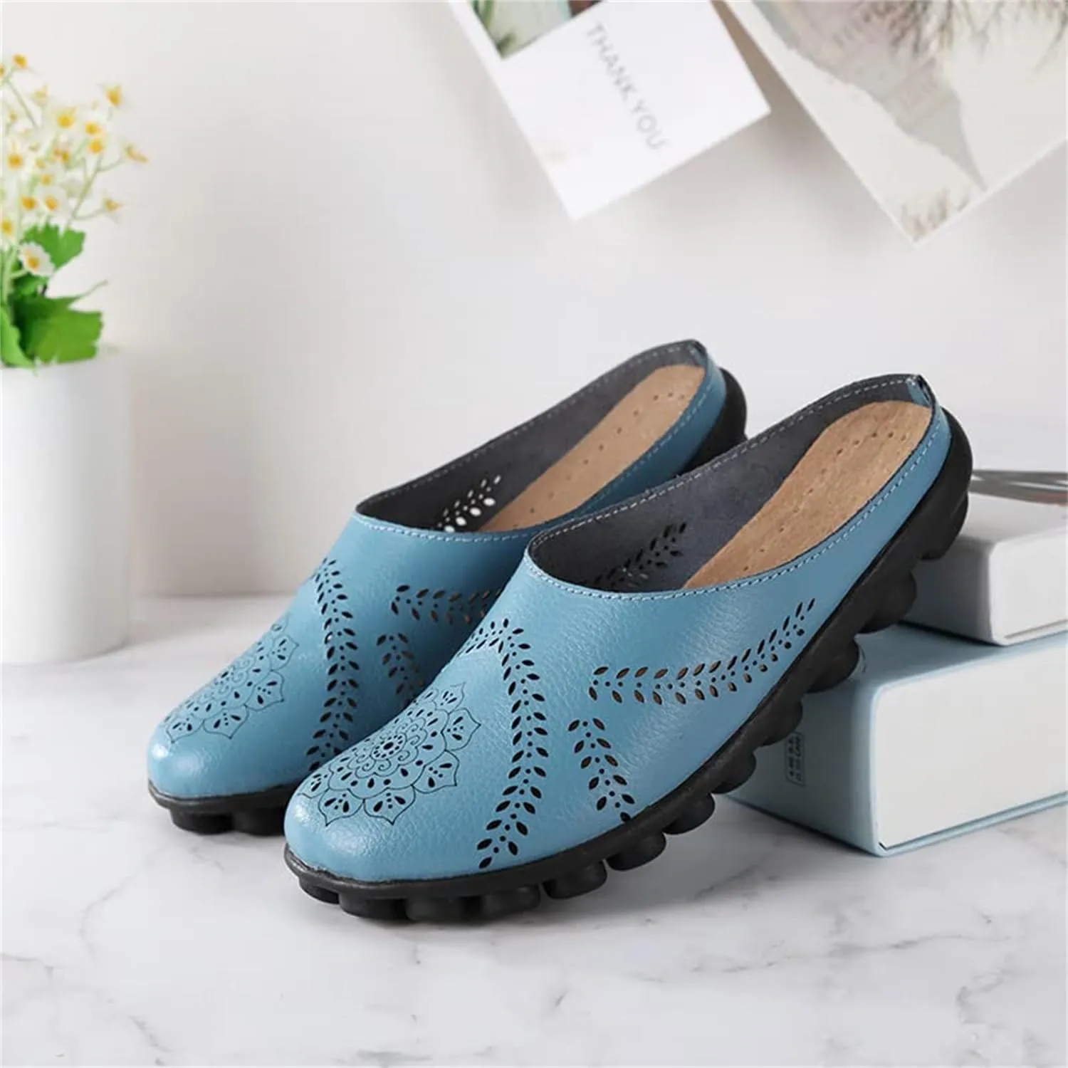 Owlkay Shoes for Women,Owlkay Orthopedic Shoes for Women,Owlkay Casual All-Match Hollow Slippers