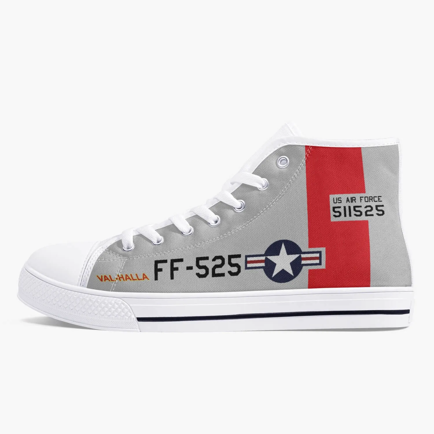 P-51 "Val-Halla" High Top Canvas Shoes