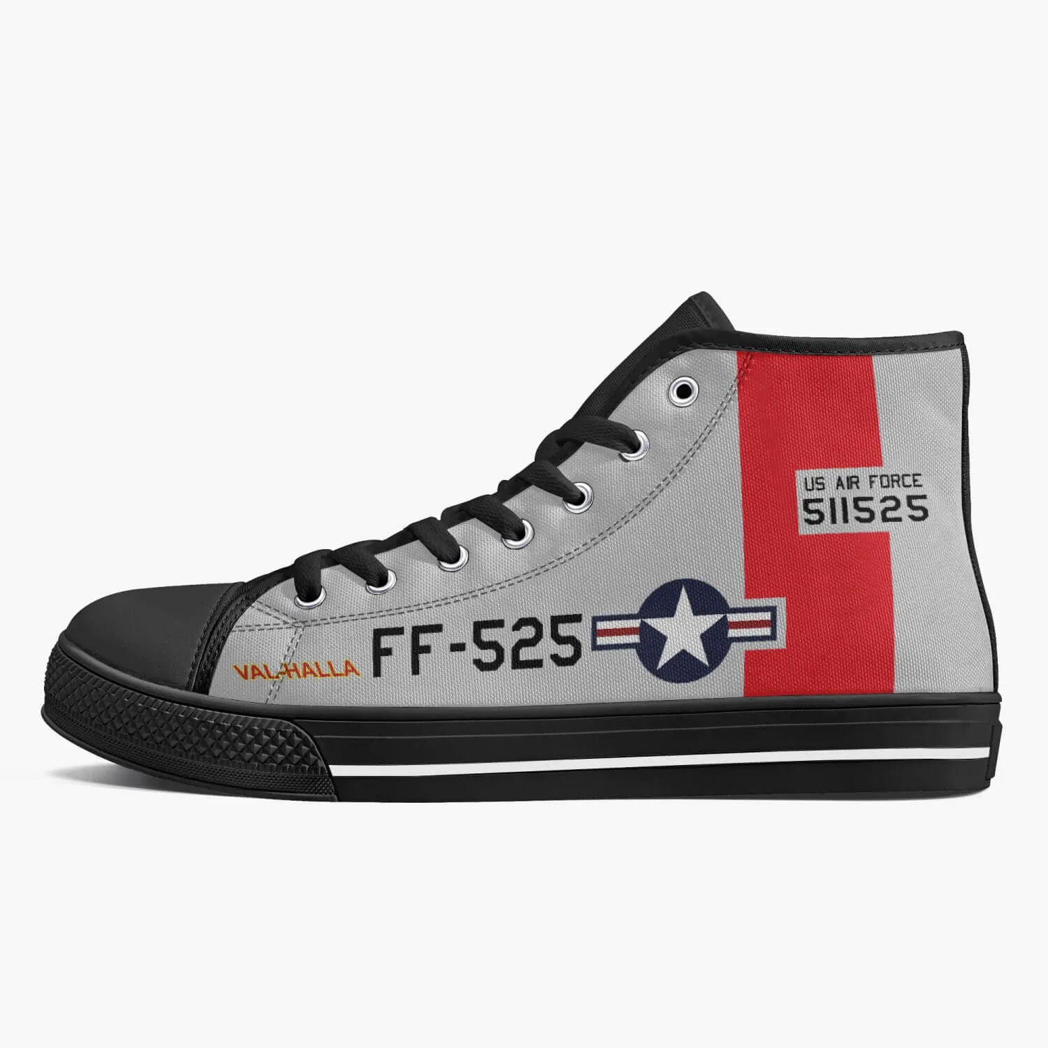 P-51 "Val-Halla" High Top Canvas Shoes