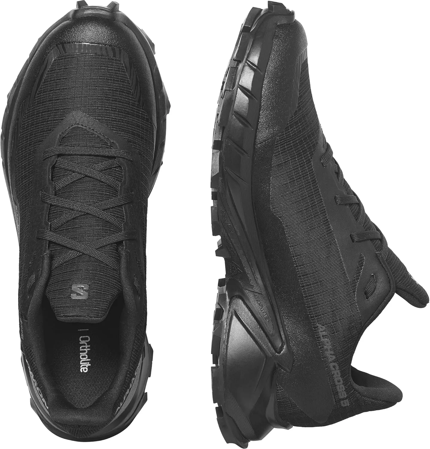Salomon Womens Alphacross 5 Gore-Tex, Waterproof Trail Running Shoes