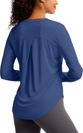 Soothfeel Women's UPF 50  Sun Shirts Long Sleeve SPF UV Protection Rash Guard Lightweight Quick Dry Hiking Workout Tops