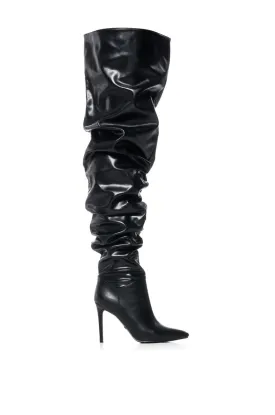 TORVI-BLACK STILETTO BOOT