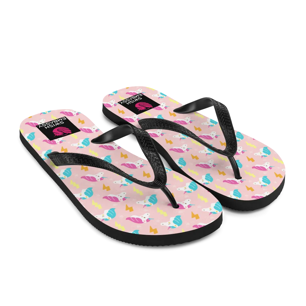 Unicorn Thunder (Flip Flops)