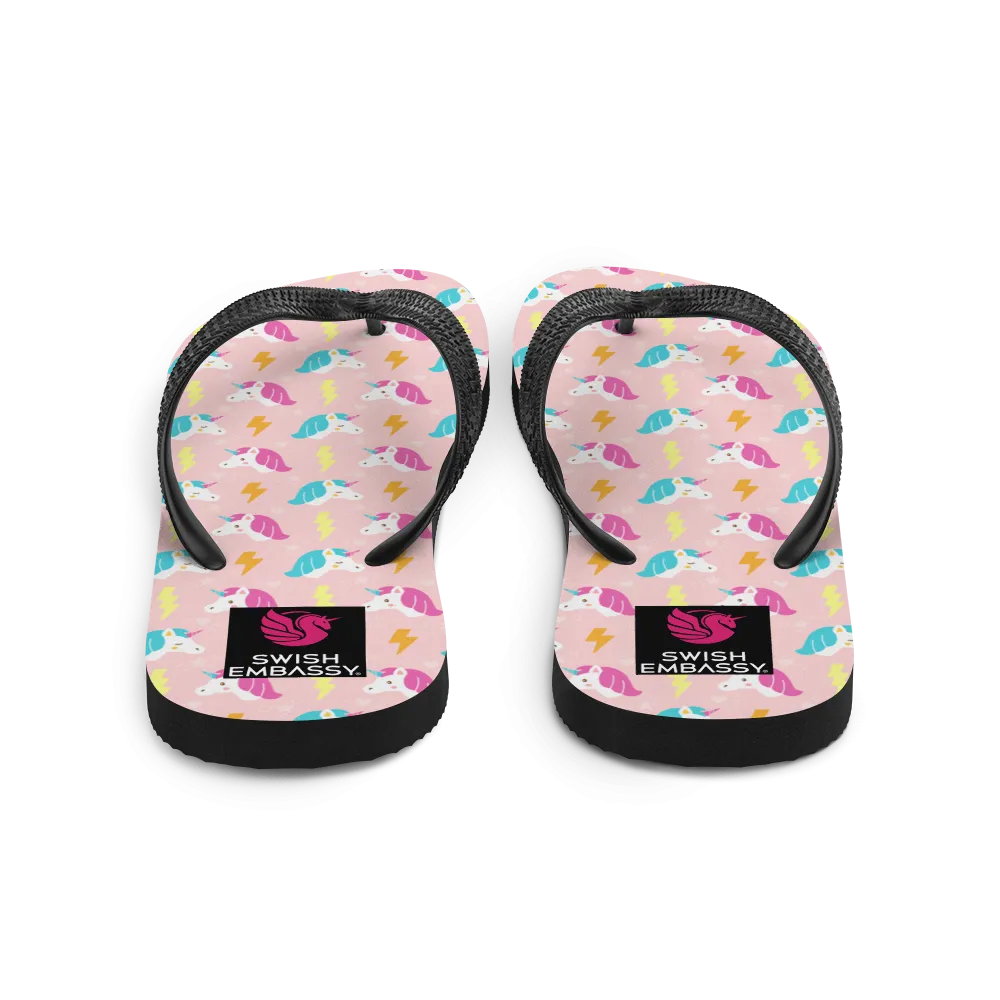 Unicorn Thunder (Flip Flops)