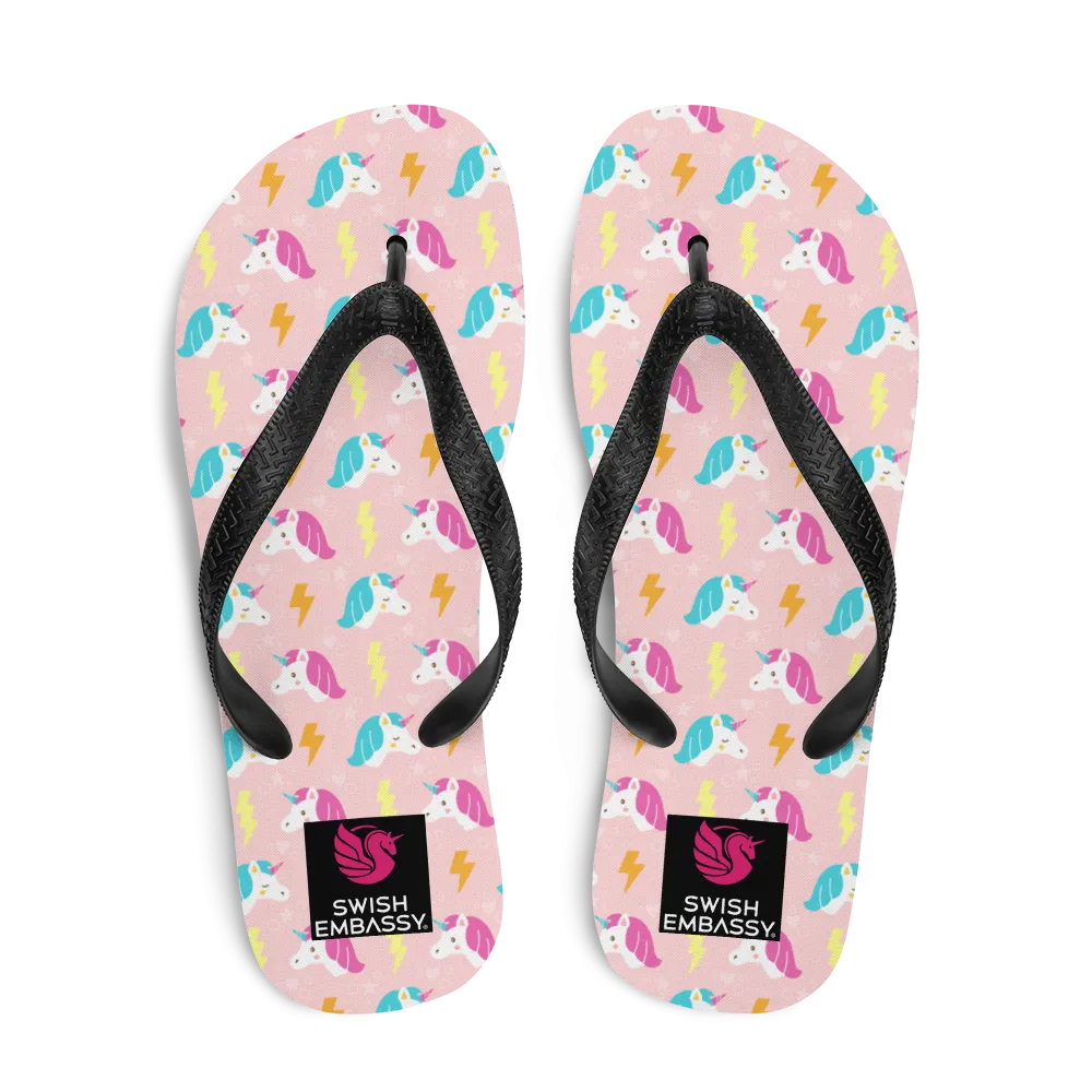 Unicorn Thunder (Flip Flops)