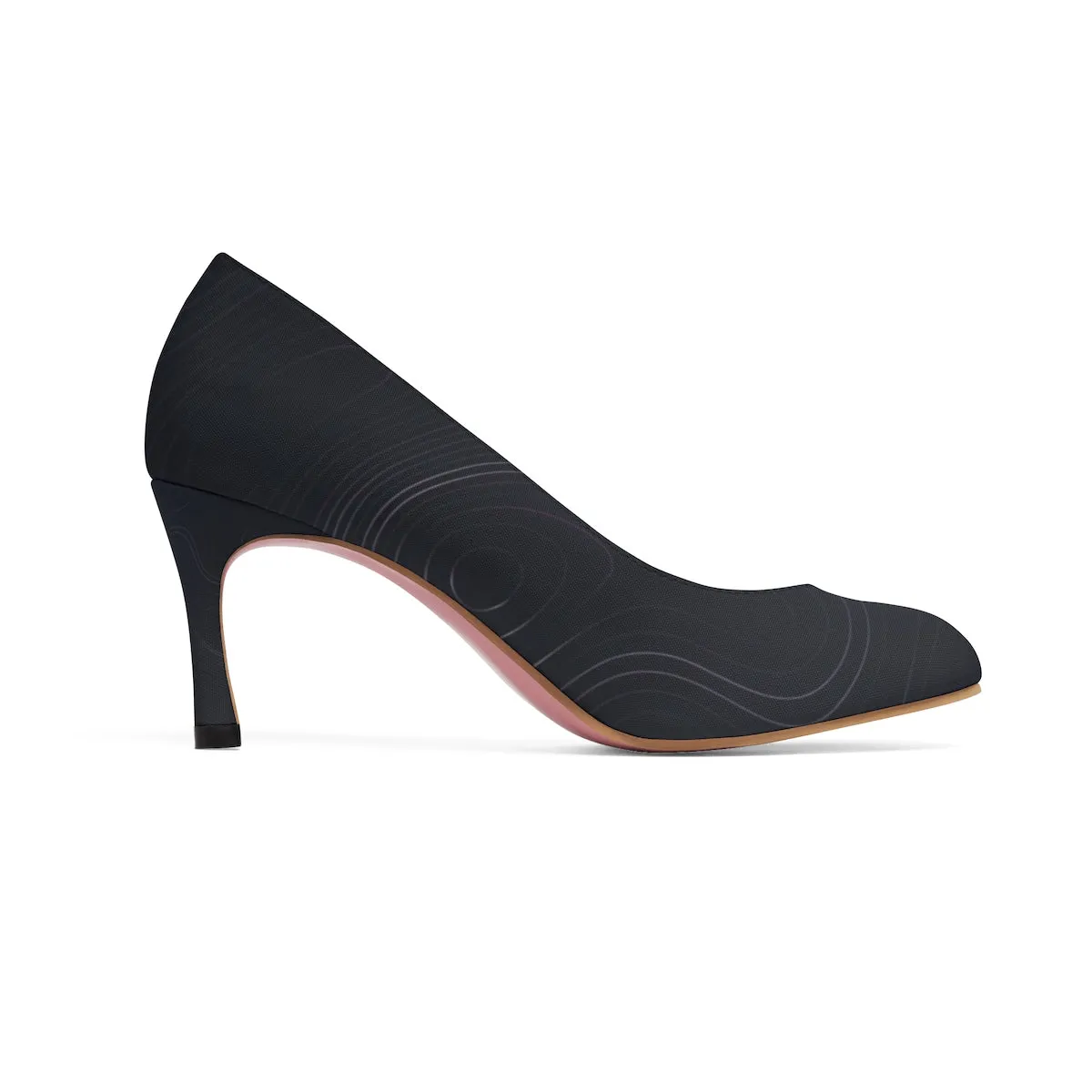 YE Midnight Black Women's High Heels