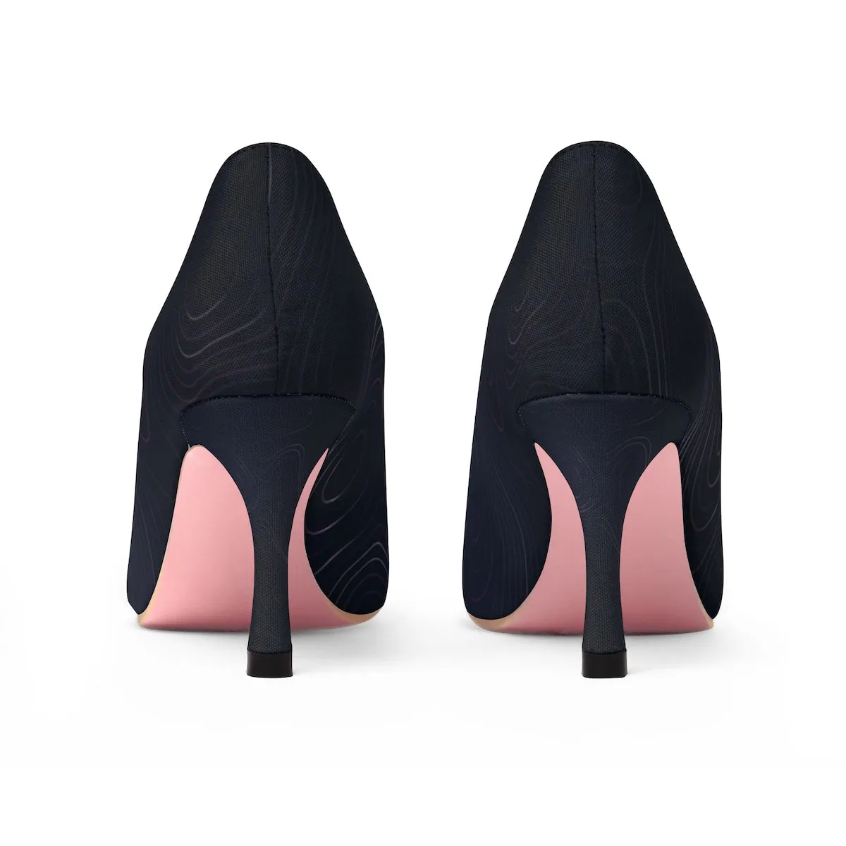 YE Midnight Black Women's High Heels